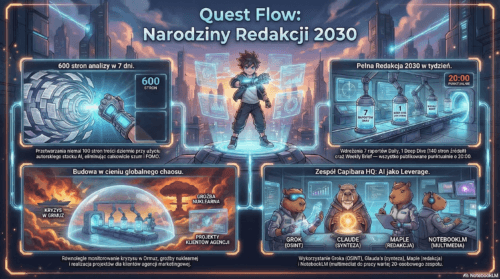 Quest Flow #001 — Redakcja 2030 Wystartowała w Najgorętszym Tygodniu od Lat