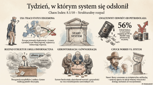 To nie był tydzień wydarzeń. To był tydzień, w którym system się odsłonił. (16–22 marca 2026)